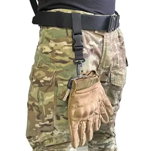 Outdoor Key Holder Molle Tactical Backpack Waist Belt Hook, Nylon Webbing Hanging Buckle, Durable & Versatile Accessory for Outdoor Use