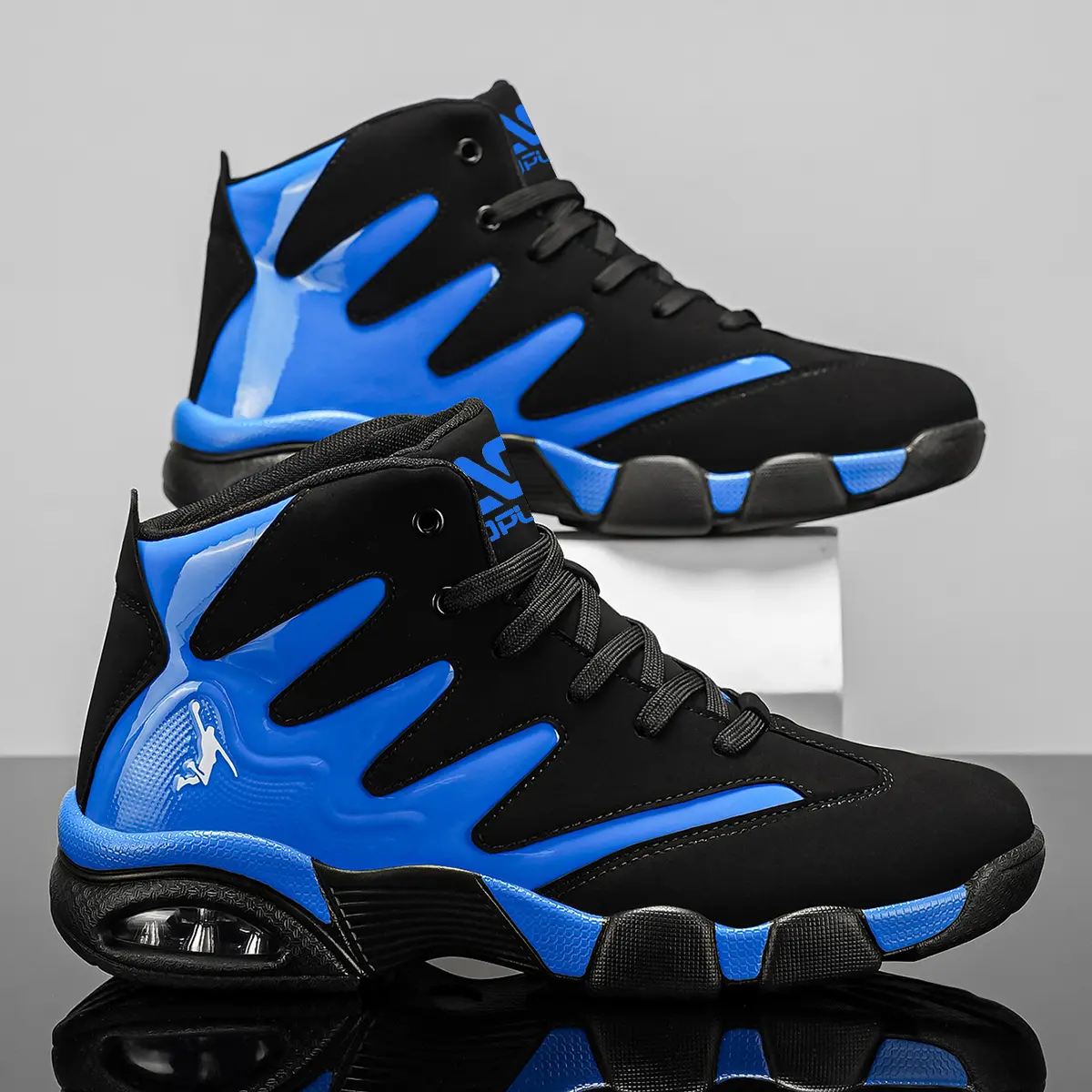 Men's High-Top Basketball Casual Trainers - New, Trendy, Comfortable, Supportive Shoes for Teenagers Men's High-Top Basketball Casual Trainers - New, Trendy, Comfortable, Supportive Shoes for Teenagers