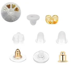 400 Pack Earring Backs Replacement, 8 Styles Ear Safety Backing Pads, Locking Earring Backstops, Clutch Stopper for Studs, Fish Hook Earrings & Hoops