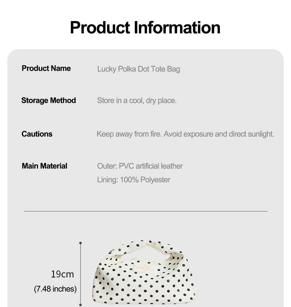 MINISO Polka Dot Lucky Tote Bag, Stylish Versatile Handbag & Crossbody Bag, Trendy All-Match Design with Lucky Element, Large Capacity for Daily Commute Shopping Travel, Lightweight Portable Casual Shoulder Bag for Women  TikTok？