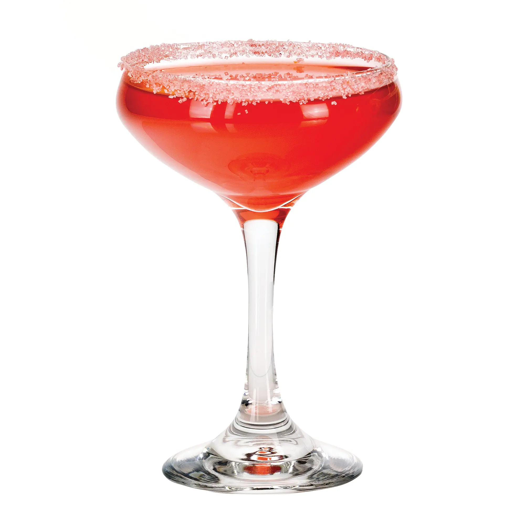 Libbey 3055 Perception Cocktail Coupe Glasses Set of 12, Elegant, Curvaceous Coupe Martini Glasses, 8.5 Oz Stemmed Champagne Coupe for Beverages