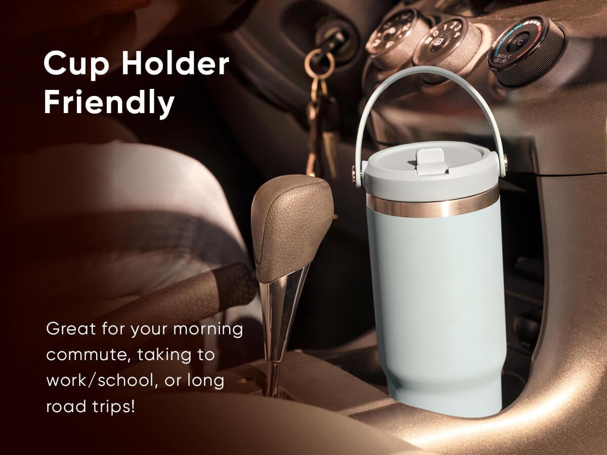 Nomad 40 oz Tumbler with Handle and Sip Lid, Leakproof Tumbler, Tumbler Lid Straw, Double Insulated Tumblers Stainless Steel