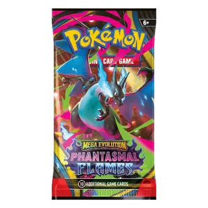 Pokémon TCG: Mega Evolution Phantasmal Flames - Booster Pack (Random Art) - 10 Cards