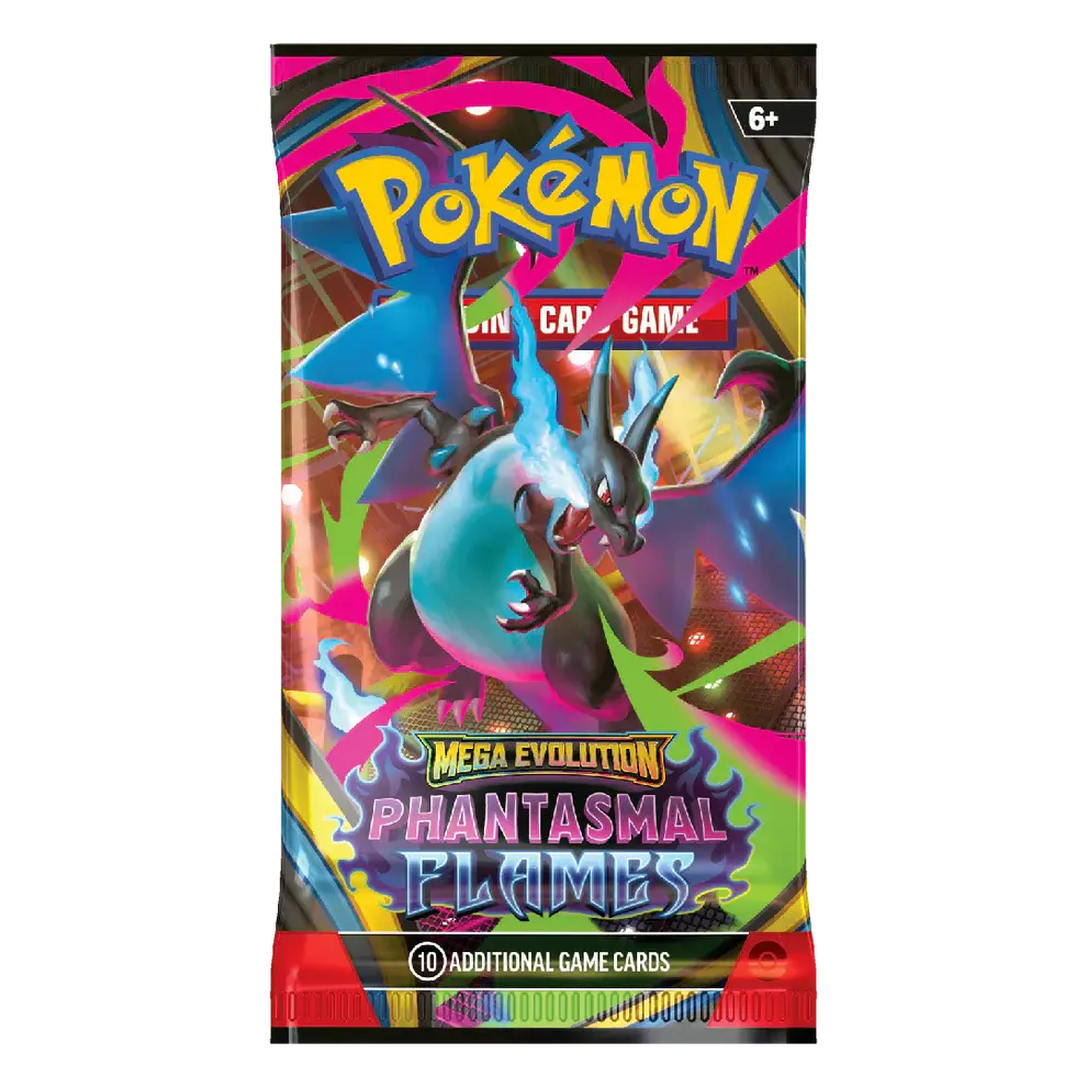Pokmon TCG: Mega Evolution Phantasmal Flames Premium Booster Pack - Random Art, 10 Collectible Trading Cards - TikTok Shop Pokmon TCG: Mega Evolution Phantasmal Flames Premium Booster Pack - Random Art, 10 Collectible Trading Cards - TikTok Shop