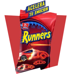 Mini Runners Takis sabor chile limon 1 bag with 25 individual packages Snack Crispy