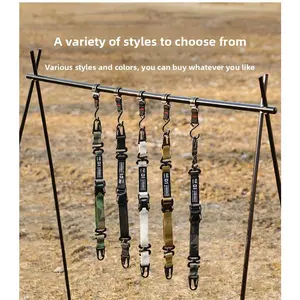 Outdoor Multifunctional Webbing Buckle Long Portable Handbag Strap Tactical Strap Fitting Hook Design