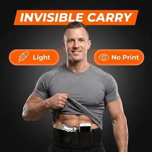 Belly Band Holster for Men & Women, Universal Concealed Carry Waistband Holster Compatible with Most Compact & Subcompact Handguns
