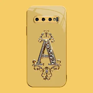 Suitable for [Galaxy S10 4g] high-end phone case🥰，Features a premium-look printed design—not actual 3D diamond studs—with all 26 letters available for you to choose from，drop-resistant and fingerprint-resistant YM99