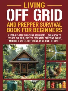 LIVING OFF GRID AND PREPPER SURVIVAL GUIDE FOR BEGINNERS: LEARN HOW TO LIVE OFF GRID, MASTER ESSENTIAL PREPPING SKILLS, & BUILD A SELF-SUFFICIENT, RESILIENT LIFESTYLE Paperback – March 9, 2025