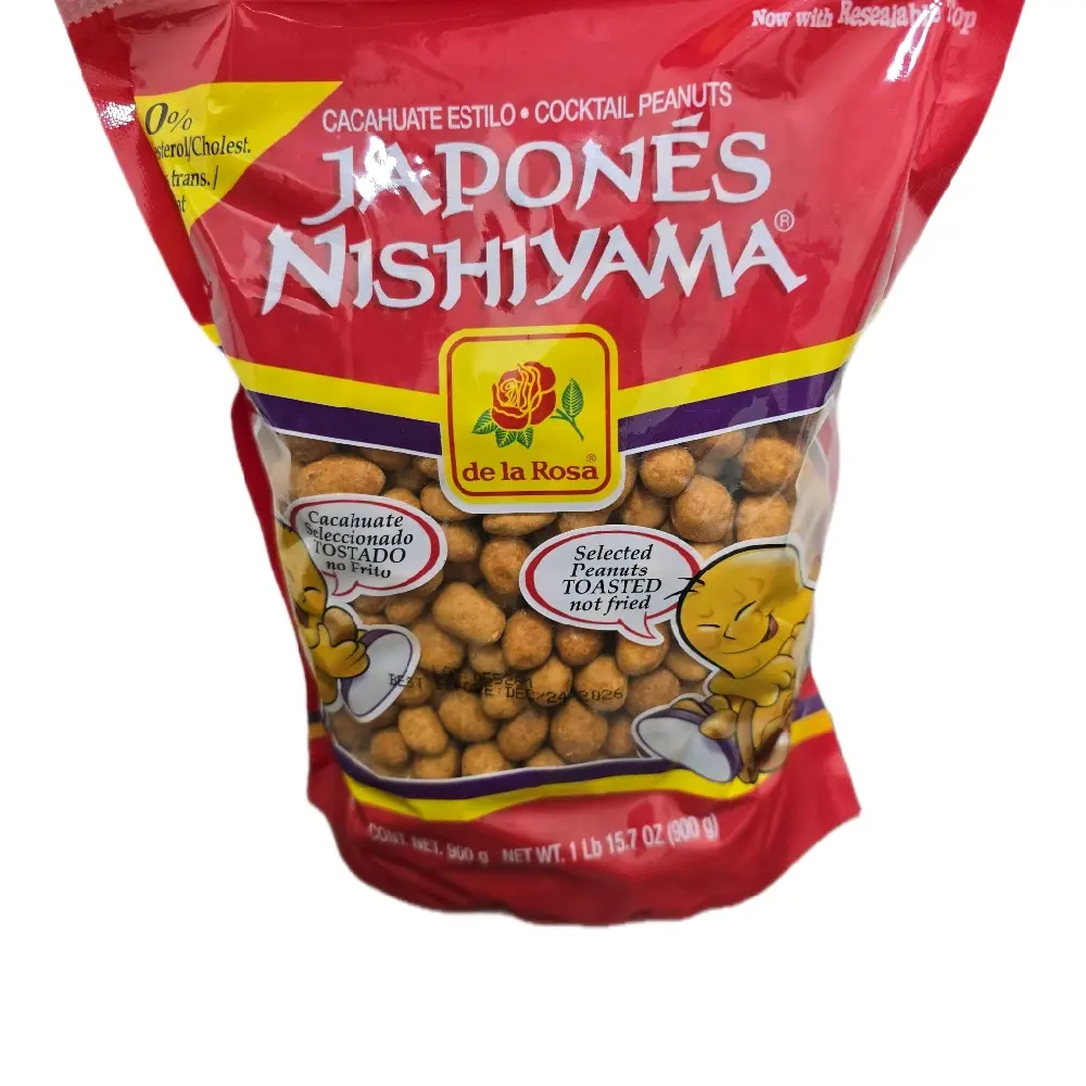De La Rosa Japones Nishiyama Cocktail Peanuts 1 lb 15.7 oz (900 g) De La Rosa Japones Nishiyama Cocktail Peanuts 1 lb 15.7 oz (900 g)