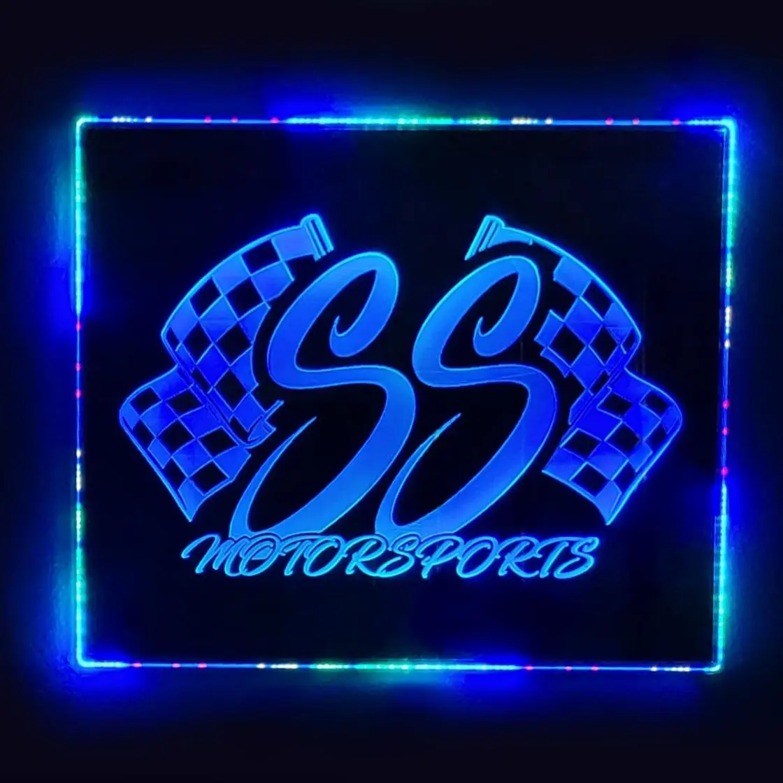 Custom Neon LED Sign - Custom Names, Text or Logos, 1M+ Colors, 150+ Light Patterns, Music Sync Mode, Mobile App Controller, 4 Sizes