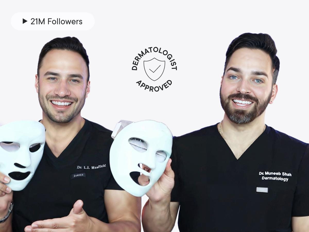 Qure LED Light Therapy Mask for Face - FDA Cleared for Wrinkles & Acne Treatment with 3 Modes, 5 Facial Areas & 5 Lights: Red, Deep-Red, Blue, Amber & Infrared, 3-Min Daily, Eye-Protection, Smart App Qure LED Light Therapy Mask for Face - FDA Cleared for Wrinkles & Acne Treatment with 3 Modes, 5 Facial Areas & 5 Lights: Red, Deep-Red, Blue, Amber & Infrared, 3-Min Daily, Eye-Protection, Smart App