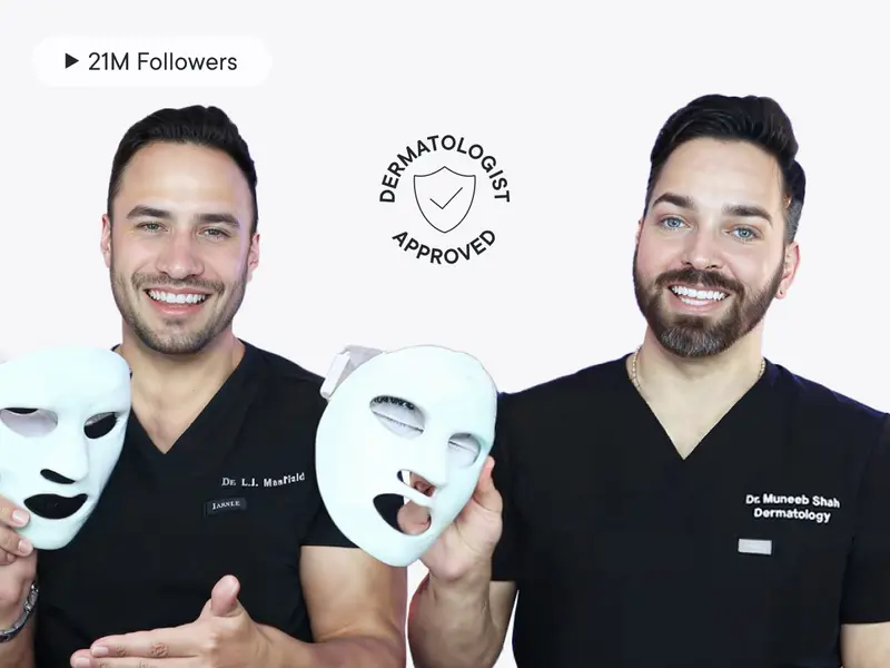 Product Introduction of Qure LED Light Therapy Mask for Face - FDA Cleared for Wrinkles & Acne Treatment with 3 Modes, 5 Facial Areas &  5 Lights: Red, Deep-Red, Blue, Amber & Infrared, 3-Min Daily, Eye-Protection, Smart App 24