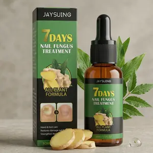 JAYSUING 7-Day Nail Fungus Treatment  Ginger-Infused! Softens Thick Nails, Brightens Discolored Toes/Fingers, Natural Anti-Infection Repair for Daily Nail Care