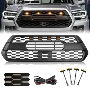 Parilla para tacoma 2016-2023 incluye letras , 4 luces y el cubridor del sensor