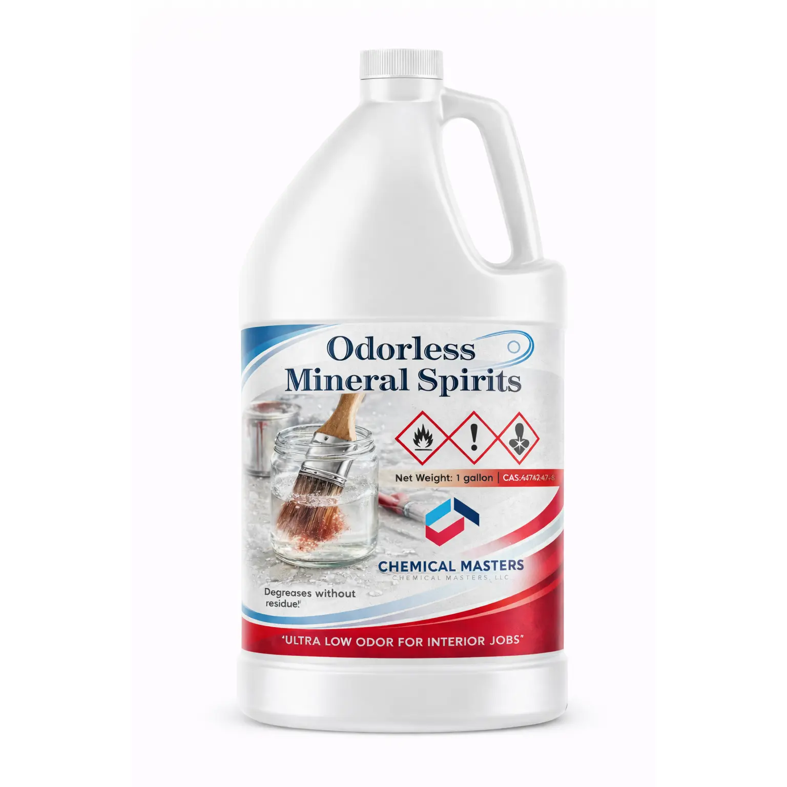 Premium Odorless Mineral Spirits - 1 Gallon - Commercial Paint Thinner - USA