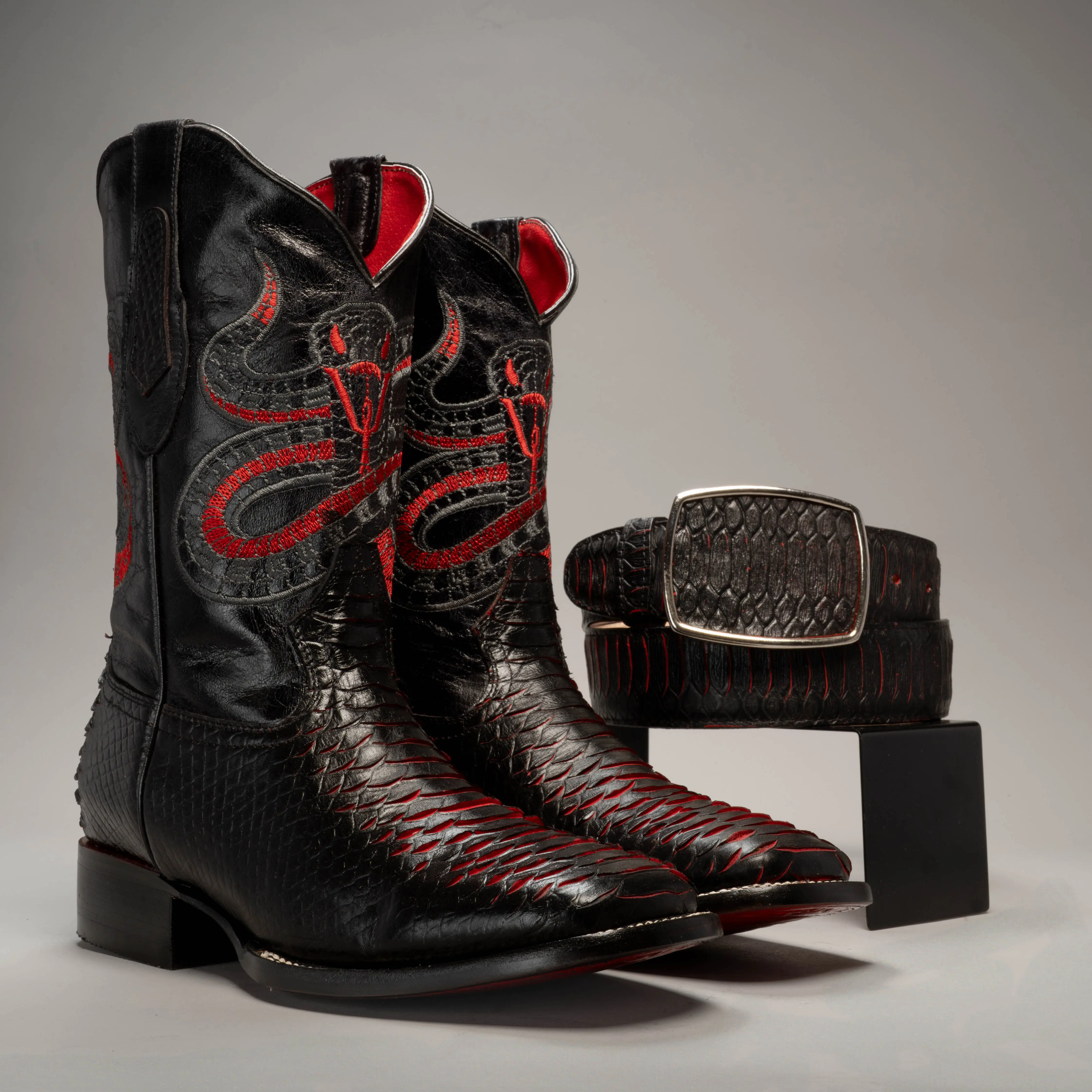 Men's VIPER Python Tribute Square Toe Boot Men's VIPER Python Tribute Square Toe Boot