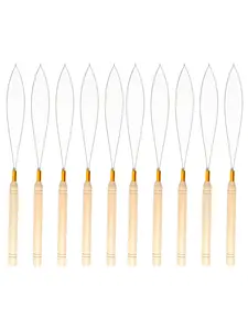 10PC Hair Beader Tool Set Wig Bead Threader Quick Beader Hair Braiding Beads Tool Hair Extension Styling Kit for Women Girls Braid Accessories