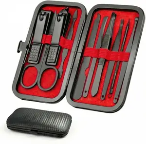 Professional Nail Clippers Set - 10 PCS Stainless Steel Nail Kit with Travel Case, Tweezers Manicure Set Gift for Men Women, Mothers Day Gifts