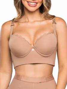 Stagmi High Back Support Bra SMI03050 – Adjustable Straps & Vitamin E Fabric, Comfortable, Basic