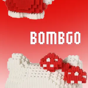 【BOMBGO Animation】 Building Block, Toys,Birthday Gift,Christmas Gift,Educational Building Blocks,Trend Decoration,Cool Gifts,Brick,Family Bonding BlackFriday Christmas