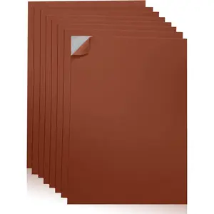 Self-Adhesive EVA  Sheets for Crafts - 2mm Thickness 8 Brown Sheets, 6 x 9 Inch, Peel & Stick  Paper for DIY, Scrapbooking & ' Art.