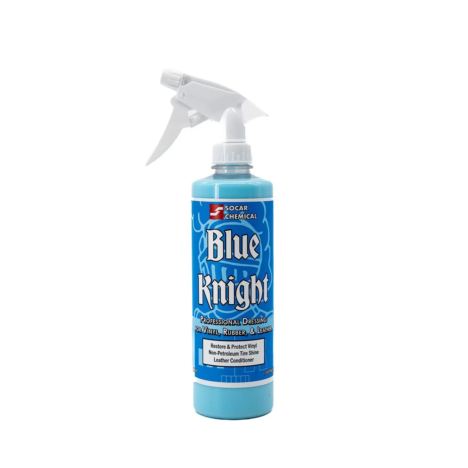 Blue Knight Interior Protectant & Conditioner, Suitable for Vinyl, Leather Surfaces, with Emulsion Formula
