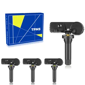 433Mhz Pre-Programmed TPMS,Compatible with Jeep Grand Cherokee (11-15), Wrangler (14-19) | Ram 1500 (10-13) | Dodge Durango (11-15), Charger (10-20)Tire Pressure Monitoring Sensor OE# 56029398AB(4pcs)
