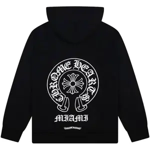 Chrome Hearts Miami Exclusive Zip Up Hoodie Black