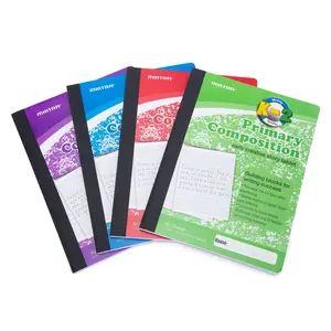 Primary Composition Notebook 4PK - Full Page - Assorted - Flexible Hardcover (09271)
