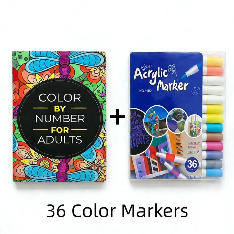 Color By Number For Adults:75 Beautiful Pictures Designed For Fun,Adult Relaxation & Stress Relief Coloring For Hours On End