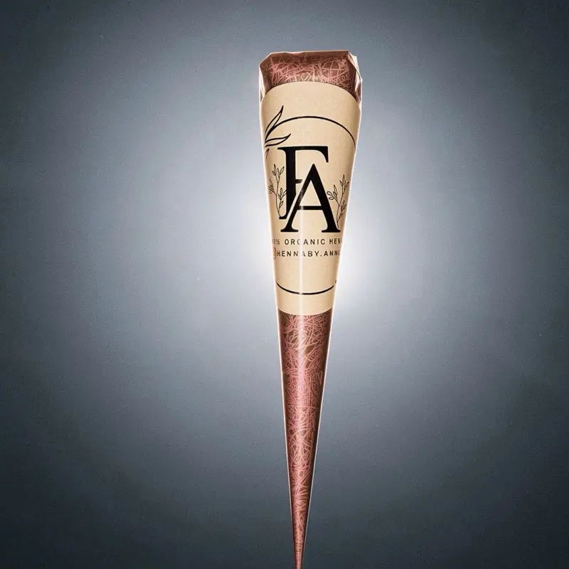 Henna Cone - 20g - Organic Ingredients - Deep brown Stain Henna Cone - 20g - Organic Ingredients - Deep brown Stain