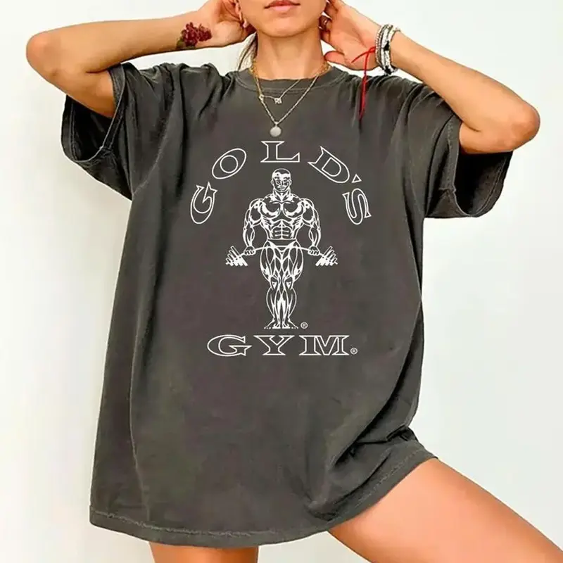 vintage golds gym tshirt - TikTok Shop