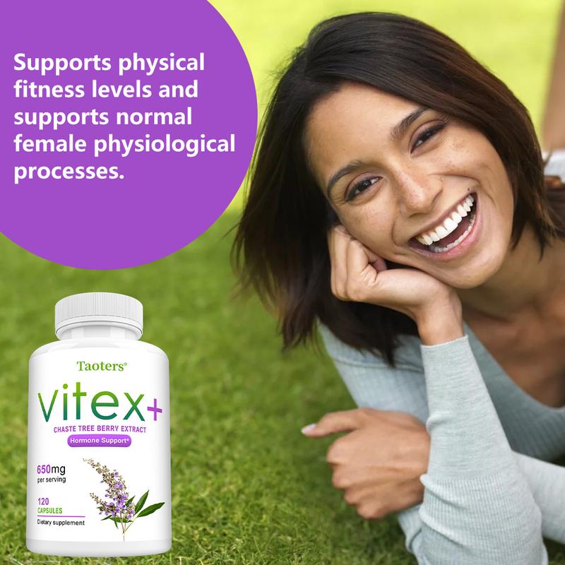 Taoters Vitex Health Supplement,Supports women's physical health,120 Capsules