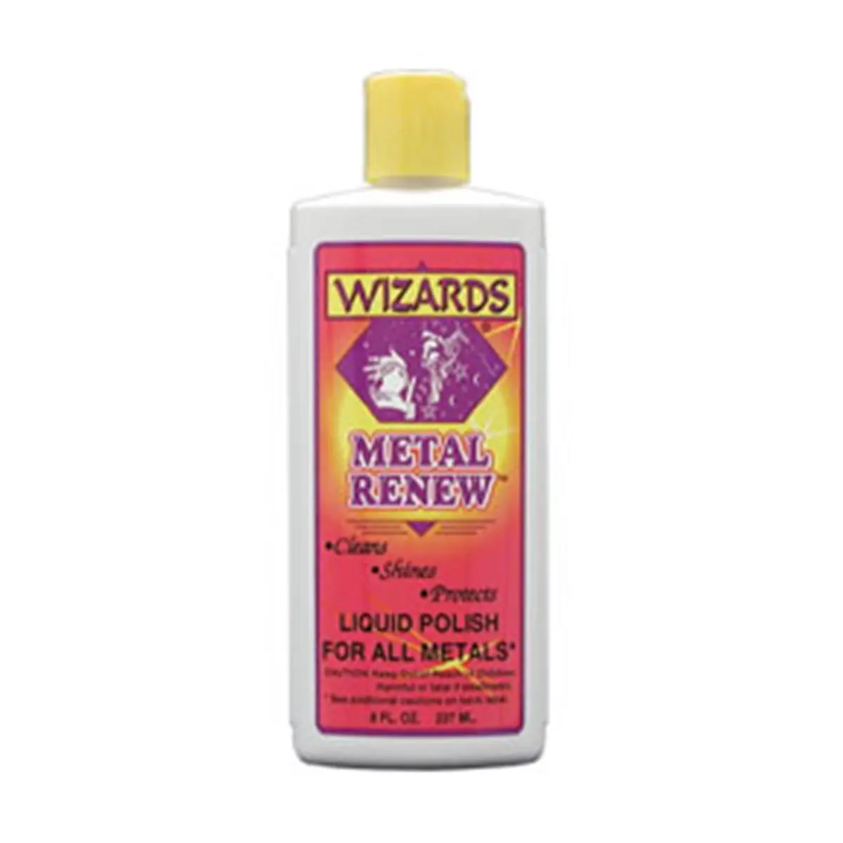 Wizard 11020 Metal Renew Brightening Cream - 8oz High-Gloss Metal Polishing Products, Emulsion for Aluminum, Brass, Fast Cut, Easy Application & Removal, Use by Hand or with Power Buffs, Renew Shine (Home Improvement Paint Supplies & Tools)