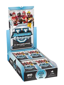 2025 Topps Bowman University Football Chrome Hobby Box or Pack