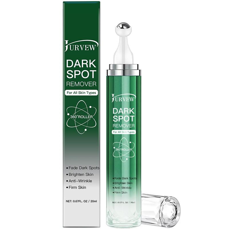JURVEW Dark Spot Corrector Serum and Cream Roller Fades Dark Spots, Brightening and Hydrates with 360° Cooling Massage Ball  for Refreshing Skincare Experience