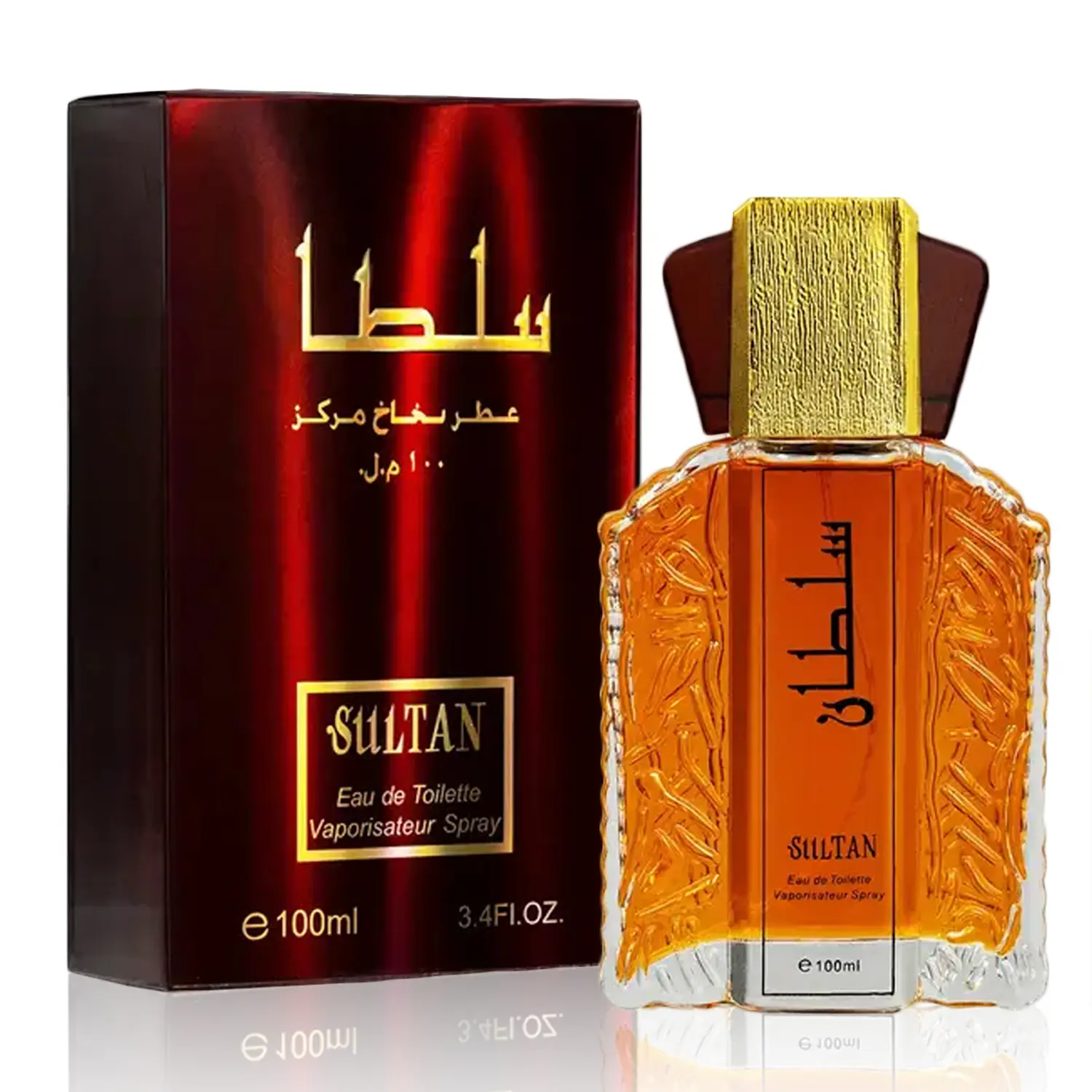 Luxury Arabian Men's Perfume, Dubai-Style Eau de Toilette with Bergamot, Lavender, Vetiver & Patchouli, Long-Lasting Cologne Spray, 3.4 Fl Oz, Gift for Husband, Boyfriend & Men
