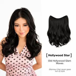 [Hollywood Star]-Qbeauty Invisible Layered  18-inch Clip in Hair Extensions by Amara