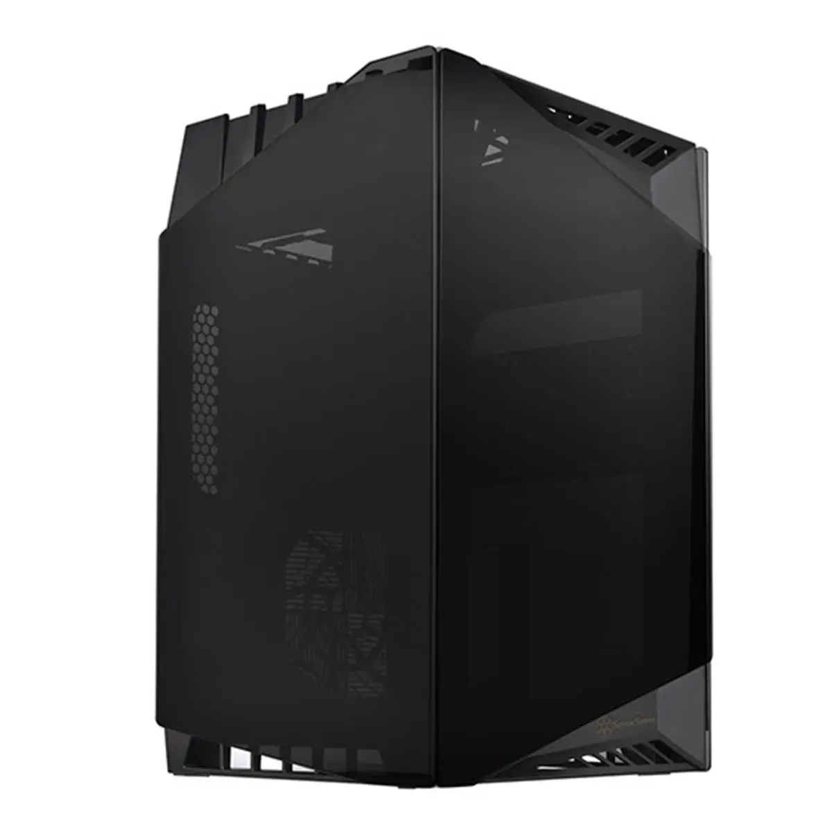 Antec 212 MAIN Black Mini-ATX Mini-Tower Computer Case, Tempered Glass Tinted Panels, Steel Frame, Airflow Vents, Full Size GPU Compatibility, USB 3.0 Ports, Stylish Design for Desktop Computers