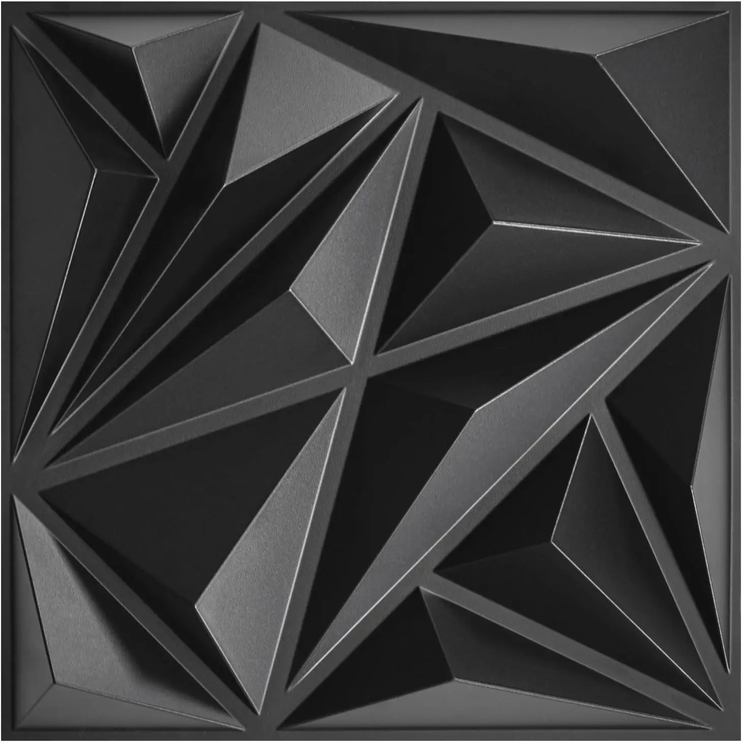 Sustainable Fireproof 3D Decorative Wall Panels, 12in x 12in Interior Wall Decor Accent Panels with Convenient Maintenance, 33 Pcs for Living Room, Office, Accent Walls, 12"X12" Size