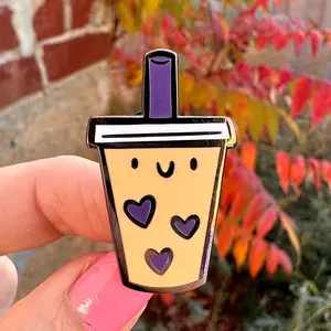 Bubble Tea Enamel Pin