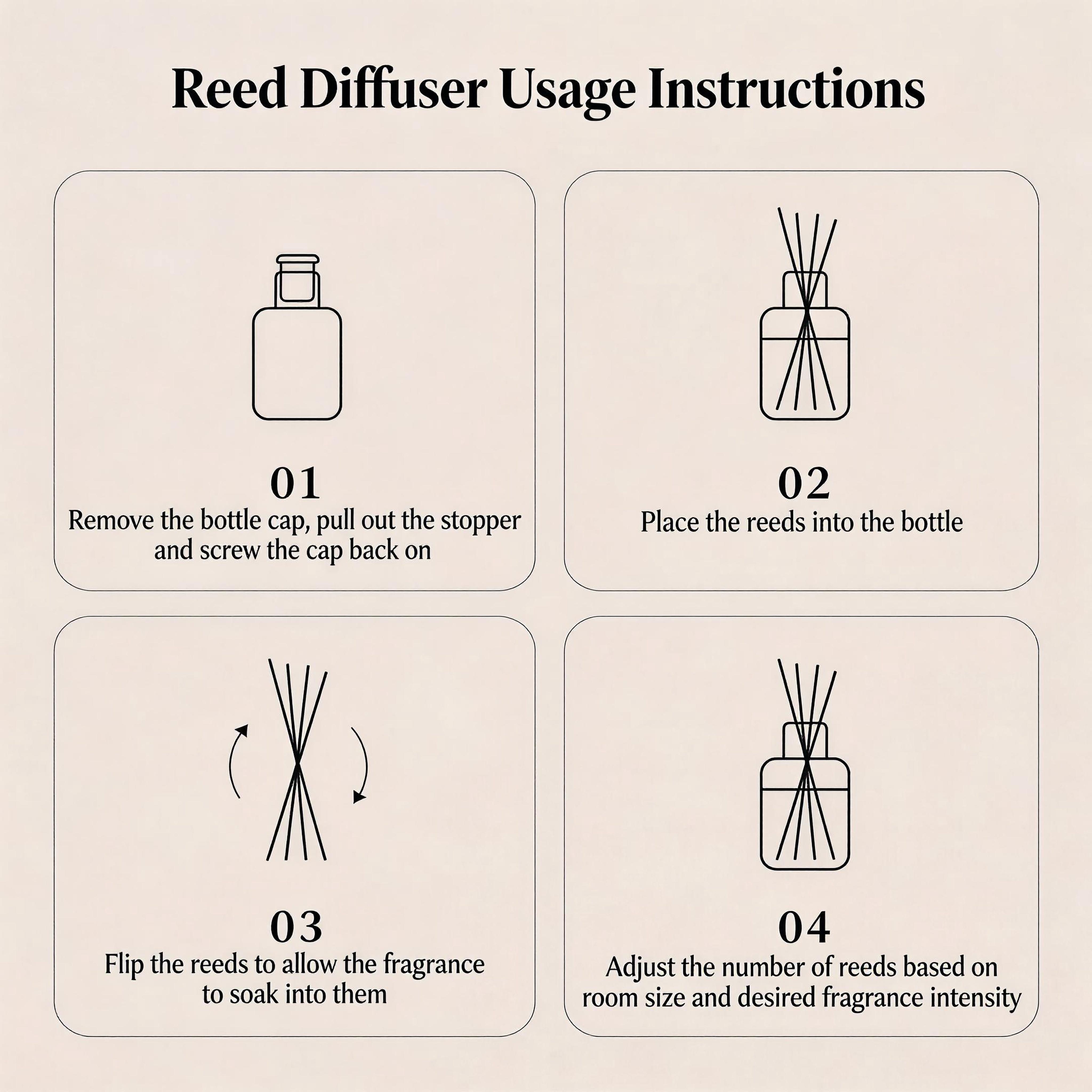 Reed Diffuser for Home, 1.69 fl oz  Sanskrit Cedarwood with sticks,Natural Essential Oil Diffusers , Non-Toxic Organic Air Freshener, Long-Lasting Fragrance Oils for Living Room Bedroom