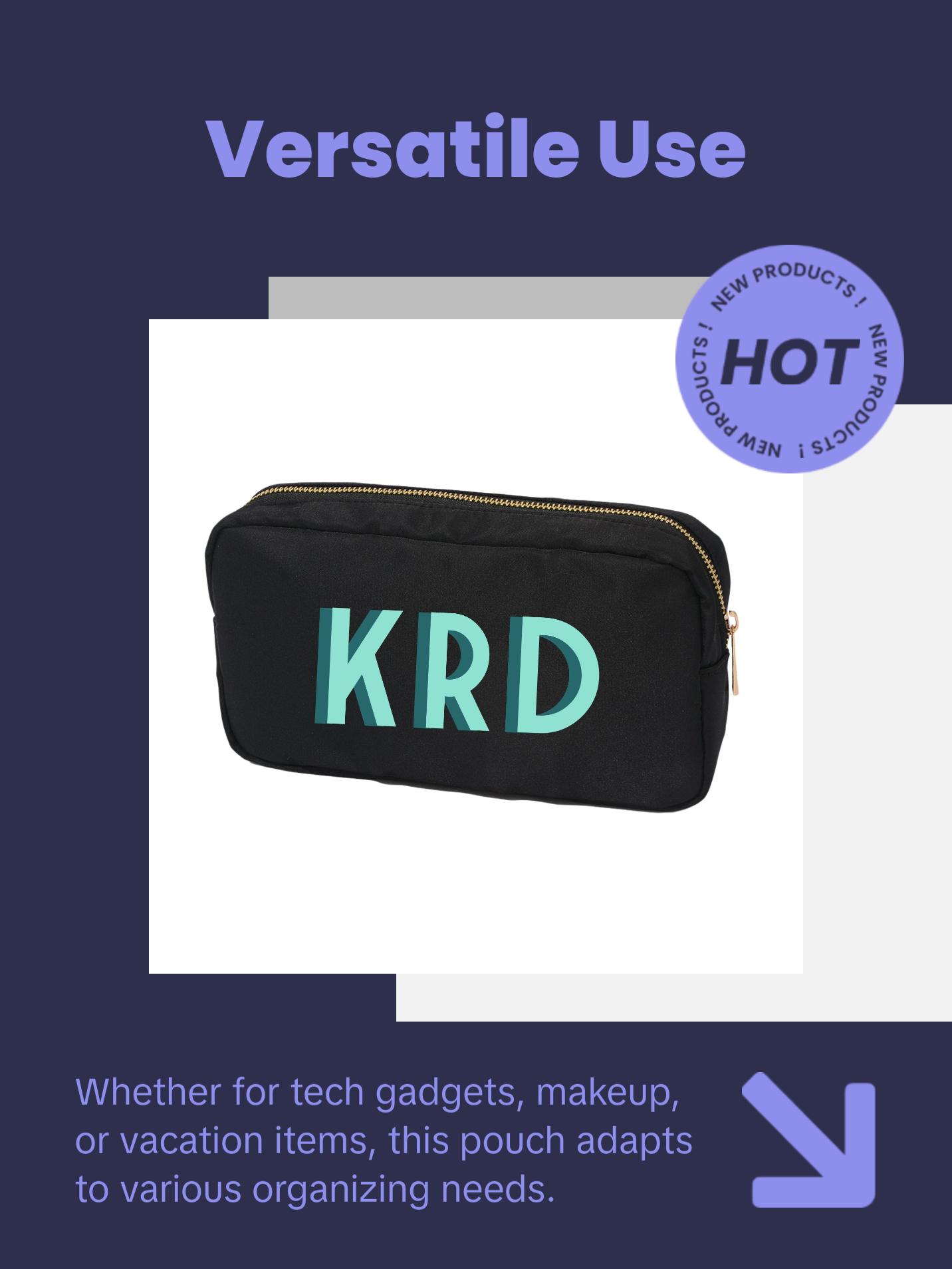 Shadow Monogram Nylon Pouch