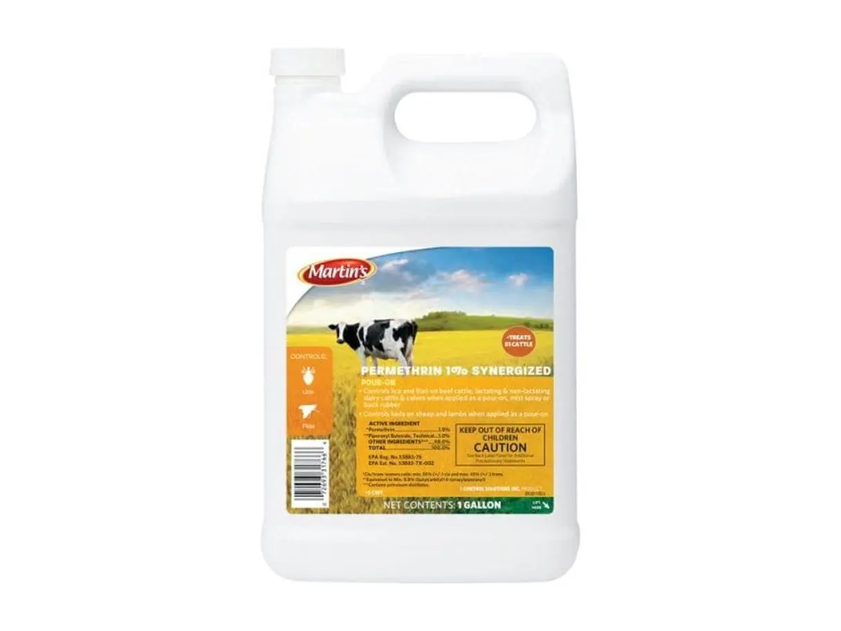 Martins 82031766 Permethrin 1 Percent Synergized Pour-On Gallon