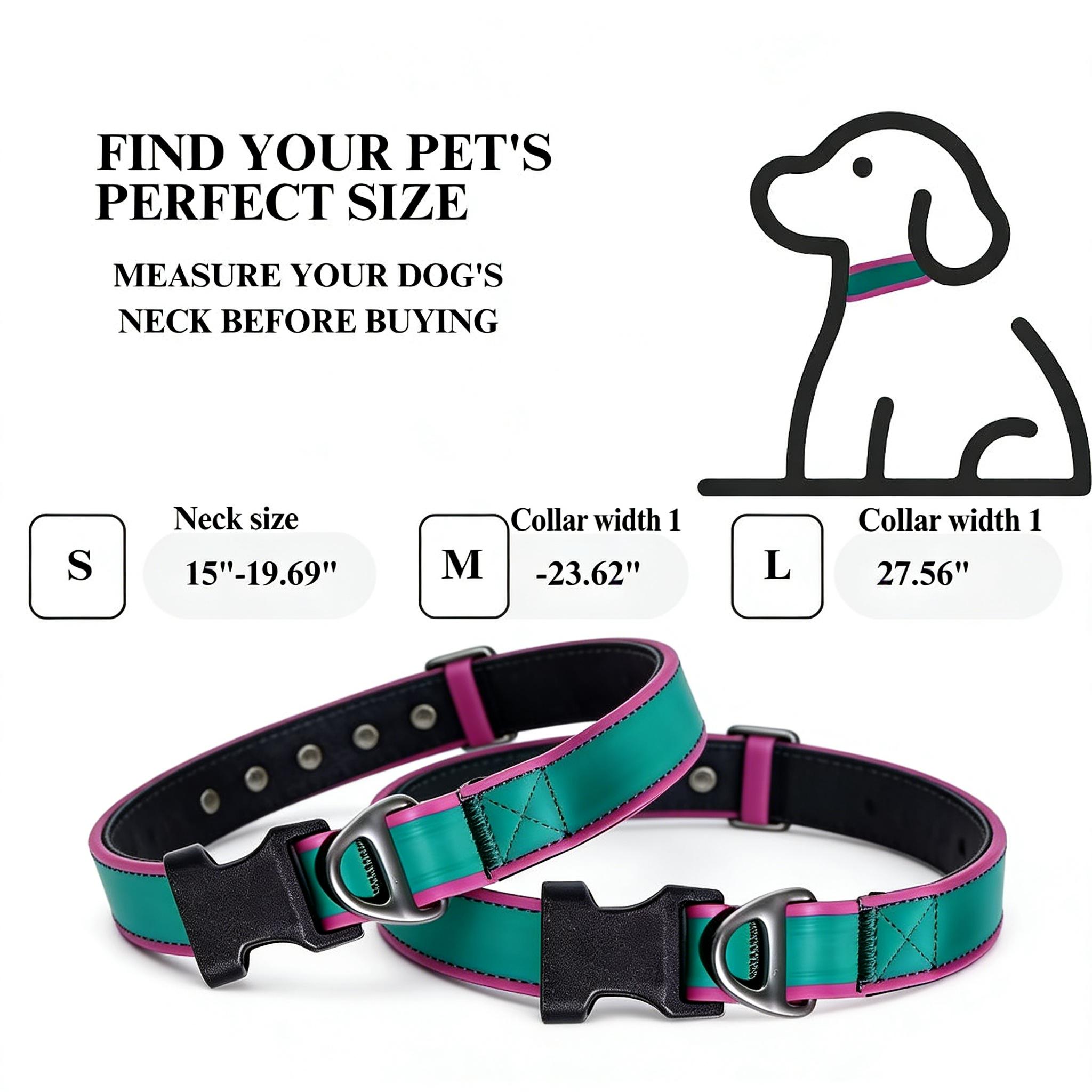 Stylish and Functional Green & Pink Color Block Dog Collar – Adjustable, Waterproof, and Traction-Friendly for Small & Medium Dogs poppy swivel leash freedom harness