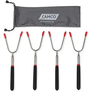 Camco 44015 Telescoping Roasting Fork, Pack of 4