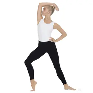 212 MAIN Unisex Sealess Microfiber Active Ankle Leggings - Black, Extra Large, Form-Fit, Wide Waistband, Style 34944-B-XL