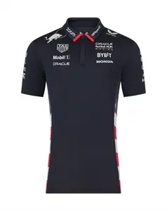 Red Bull Racing F1 Men's 2024 Special Edition America Race Team Polo Shirt- Navy