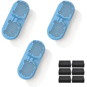 Homtyler Pet Fountain Filter 6 Pack Replacement Carbon Filters for 2.2L Cat Window Fountain Dual-Stage Filtration System